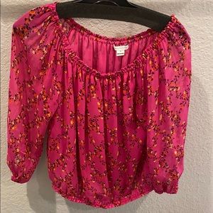 Diane Von Furstenberg floral top